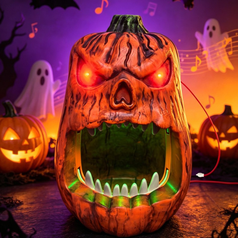 Halloween Pumpkin Decor Led - 할로윈 LED 조명 호박 사탕 그릇