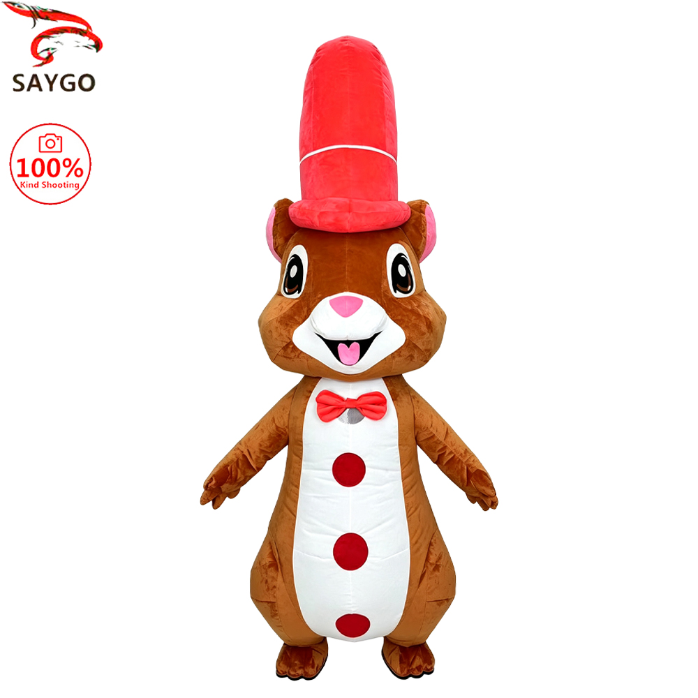 Halloween Costume Adult - SAYGO 빨간 모자 다람쥐 인형 의상,