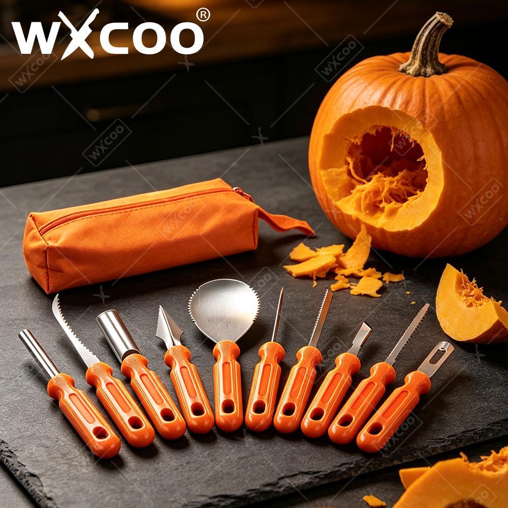 Pumpkin Lantern Halloween - 할로윈 호박 조각 커터 도구 세트