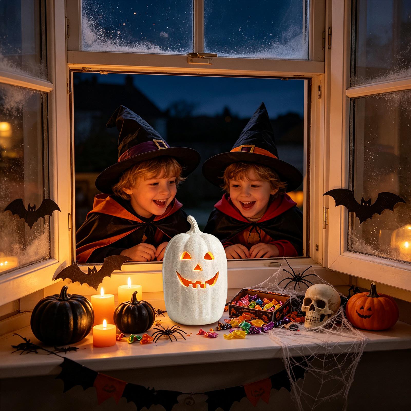 Pumpkin Lantern Halloween - 할로윈 호박 장식 레진 호박 수제