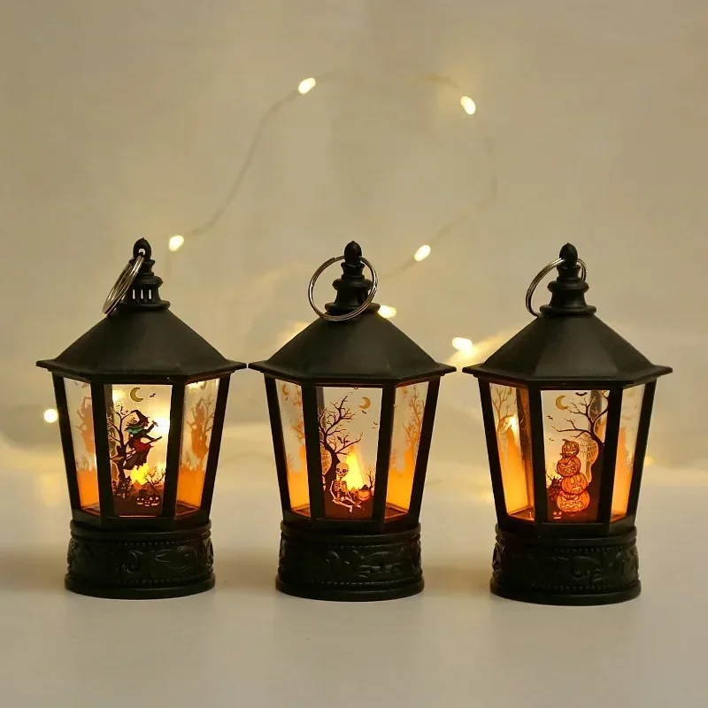 Halloween Pumpkin Decor Led - 할로윈 장식 LED 캔들 라이트 빈티지
