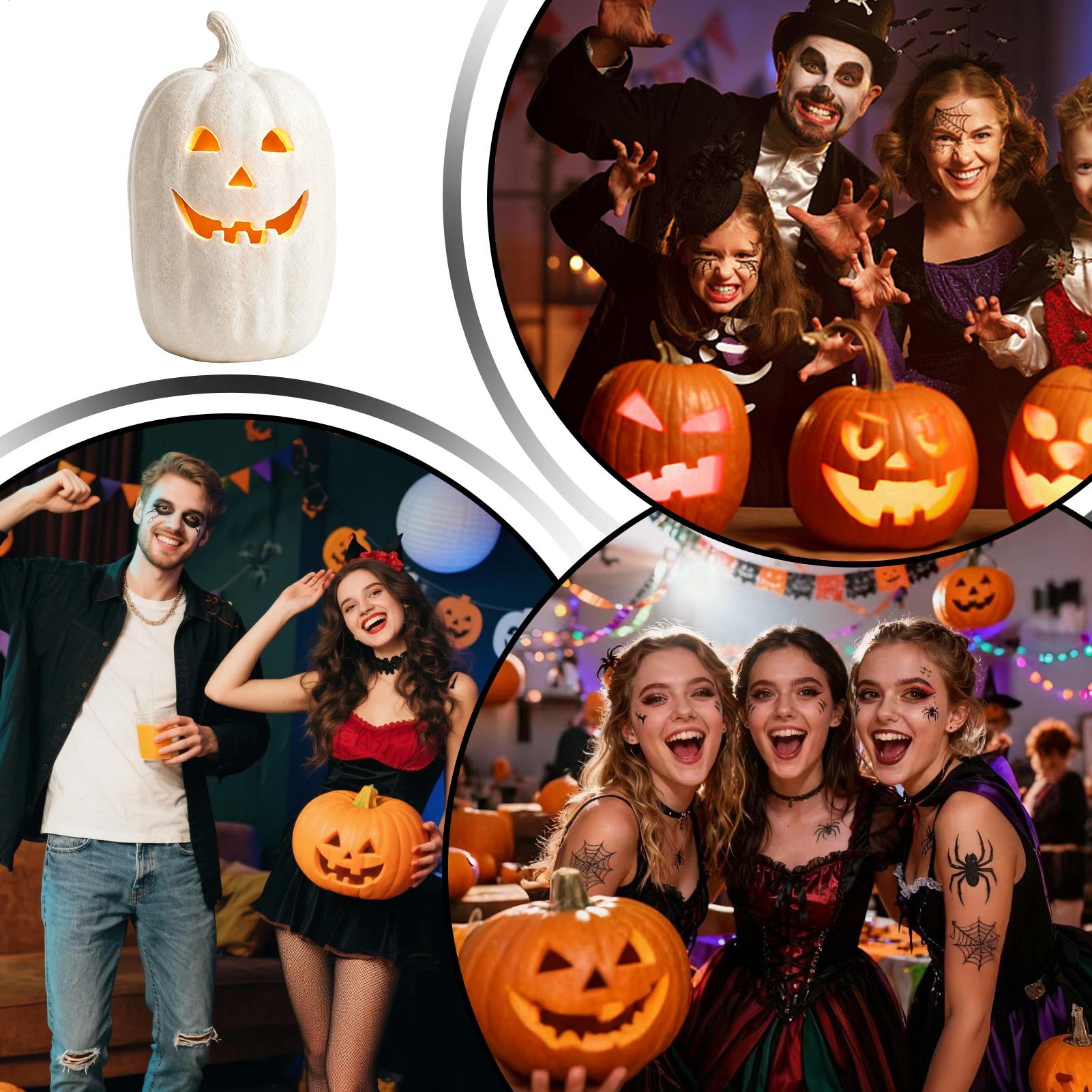 할로윈 호박 공예품 레진 호박 수제 랜턴 장식 할로윈  - Pumpkin Lantern Halloween 리뷰 및 가격
