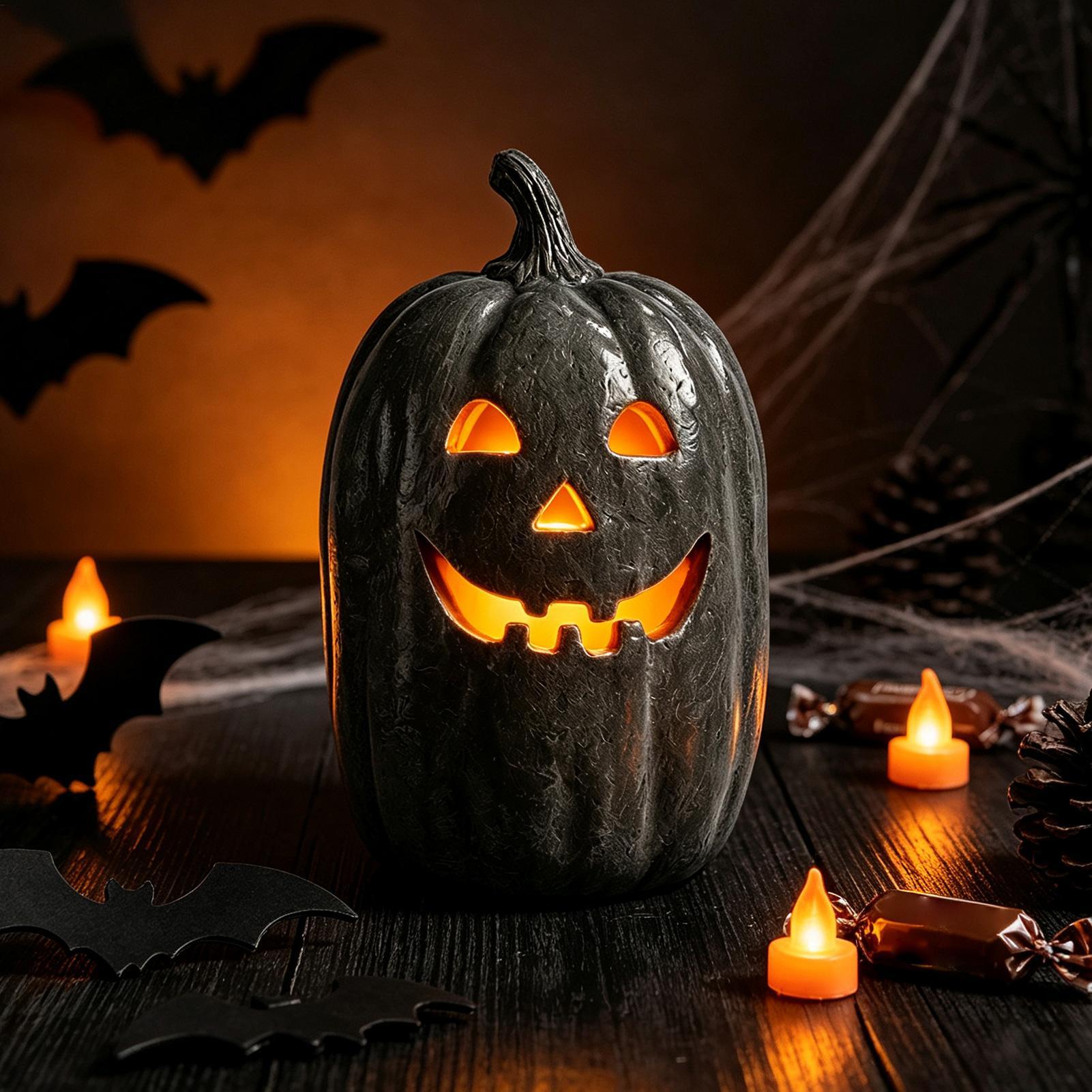 할로윈 호박 랜턴 레진 호박 수제 랜턴 장식 할로윈 실 - Pumpkin Lantern Halloween 리뷰 및 가격