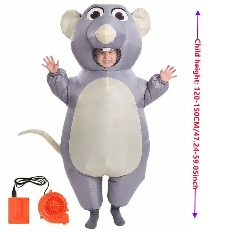 성인용, 어린이용, 공기 주입식 회색 쥐 의상, 재미있 - Halloween Costume Kids 리뷰 및 가격