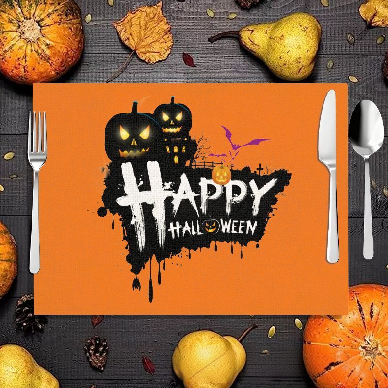 VIKAMA 2/4/6PCS 할로윈 식사 매트 해골 호 - Halloween Skeleton Decoration 리뷰 및 가격
