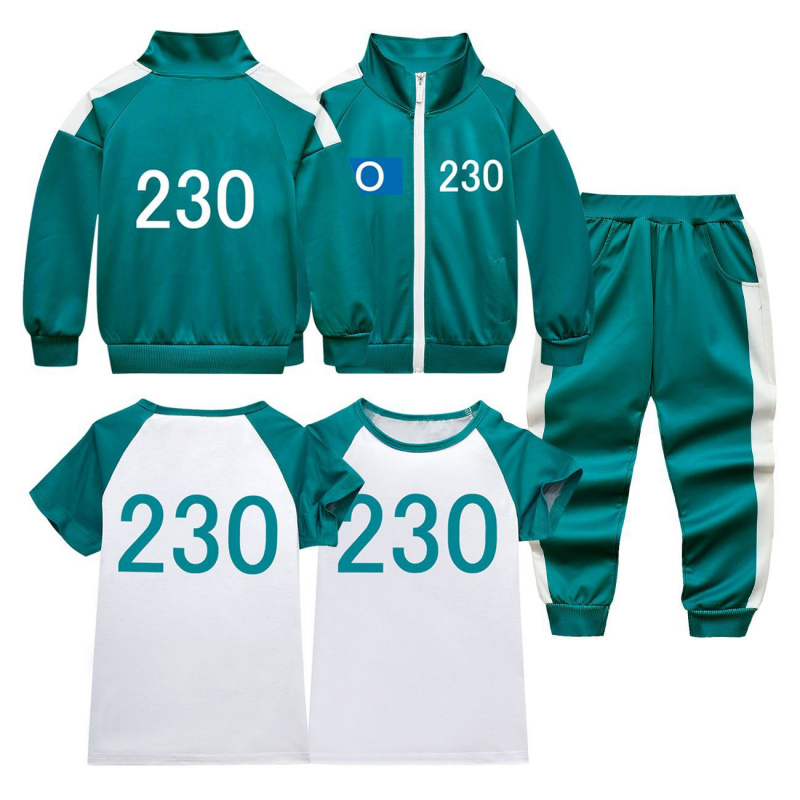 2025년 신제품 어린이 맞춤형 오징어 게임 2 의류  - Halloween Costume Kids 리뷰 및 가격