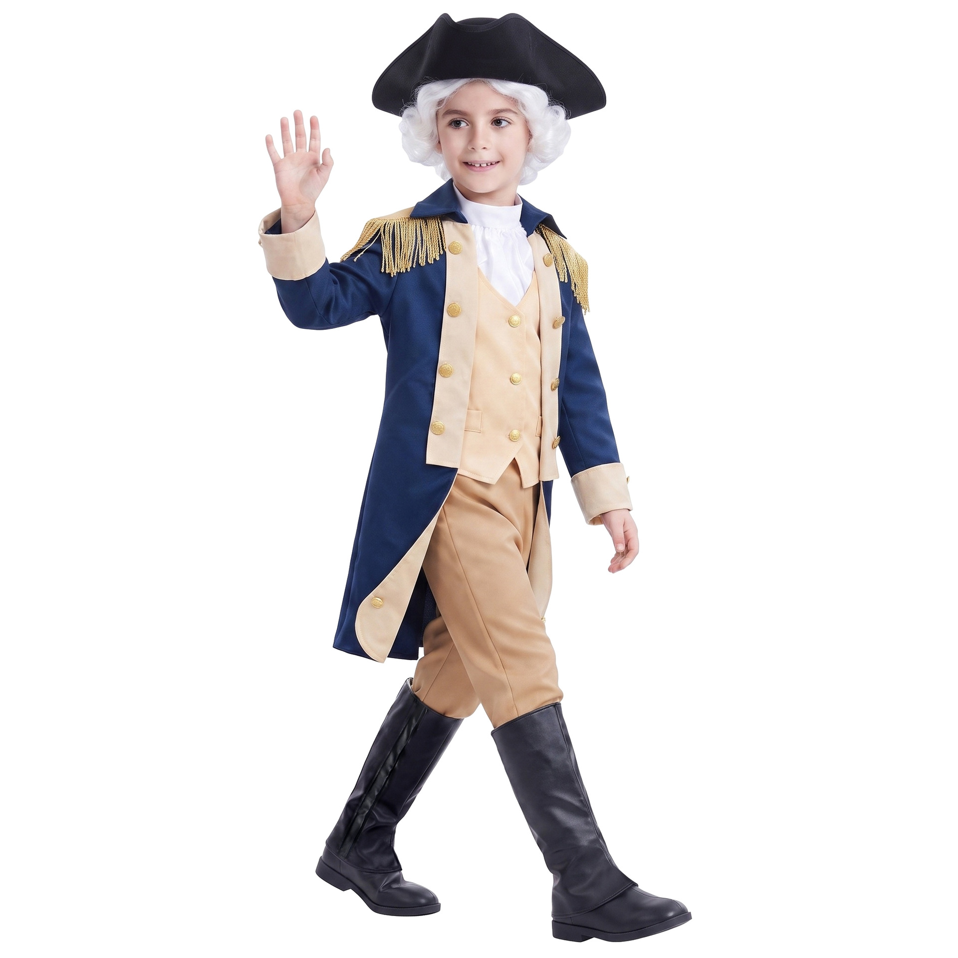 어린이용 조지 워싱턴 시대 복장, 역사적인 군 장교 복 - Halloween Costume Kids 리뷰 및 가격