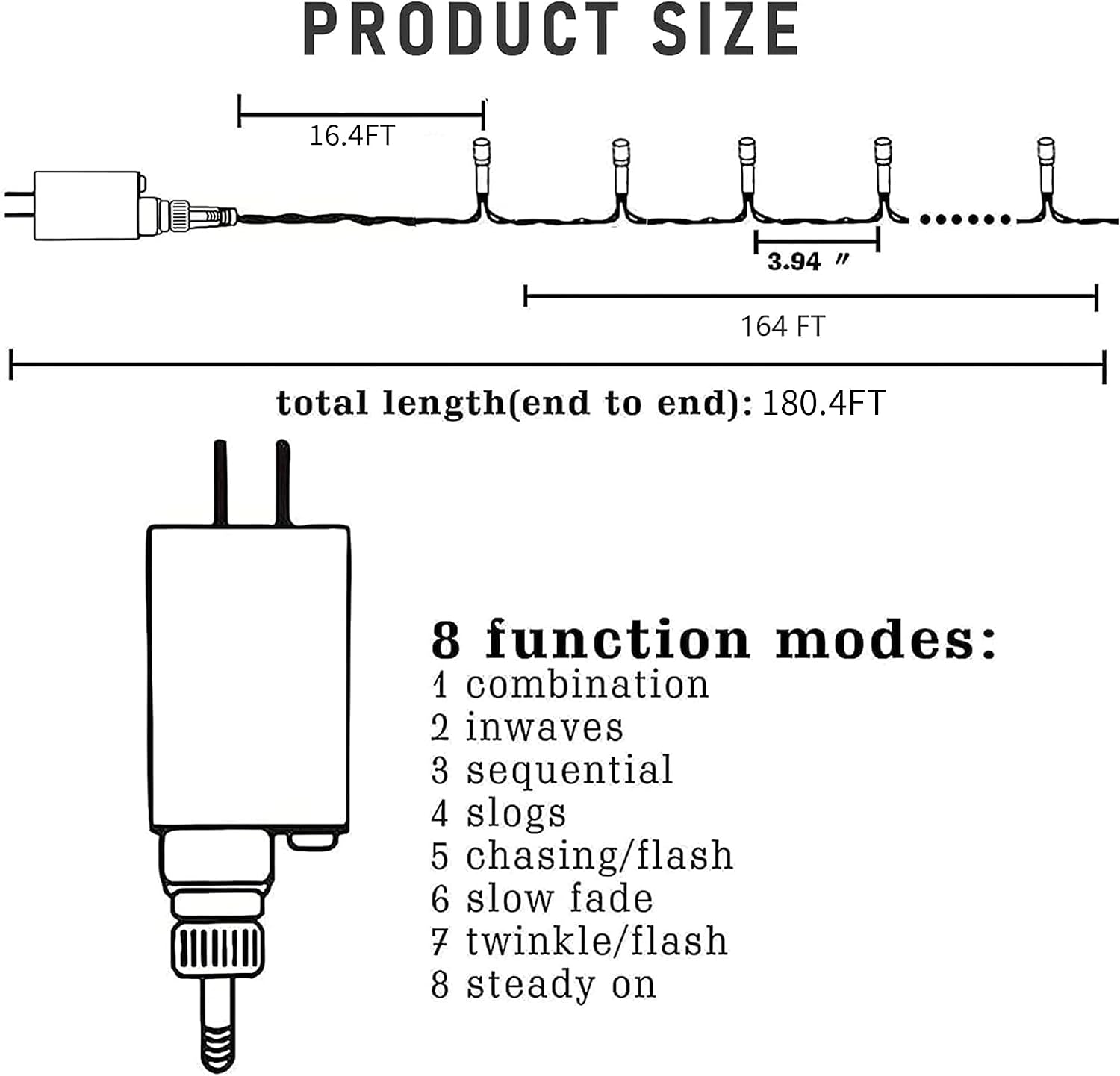 눈부시게 밝은 164피트 500 LED 할로윈 스트링  - Halloween Led String Lights Orange 리뷰 및 가격