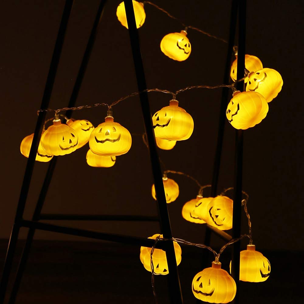 할로윈 3D 호박 LED 문자열 조명 1M 2M 3M  - Halloween Led String Lights Orange 리뷰 및 가격