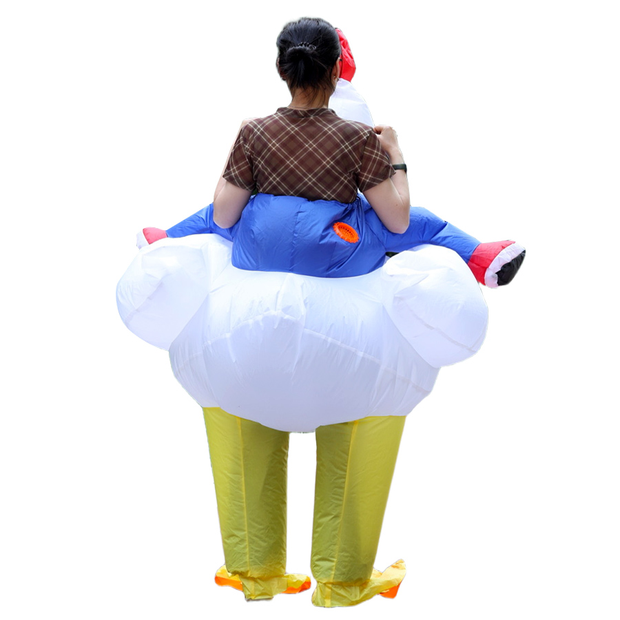 닭 모양의 터키 의상, 탈 수 있는 닭 모양의 팽창식  - Halloween Costume Adult 리뷰 및 가격