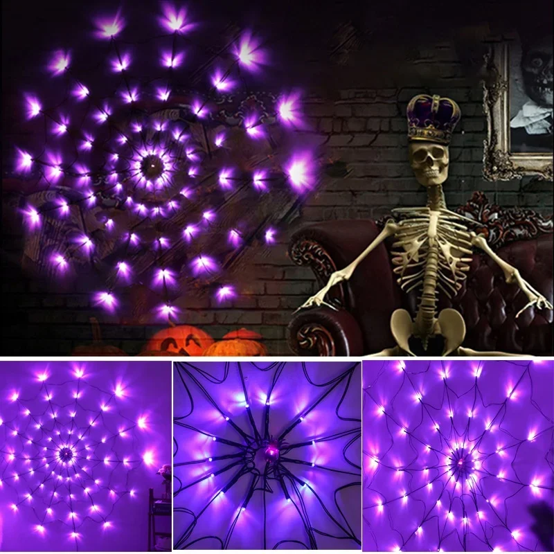 할로윈 LED 빛 문자열 유령 축제 장식 유령 집 파티 - Spider Web Halloween Decoration 리뷰 및 가격