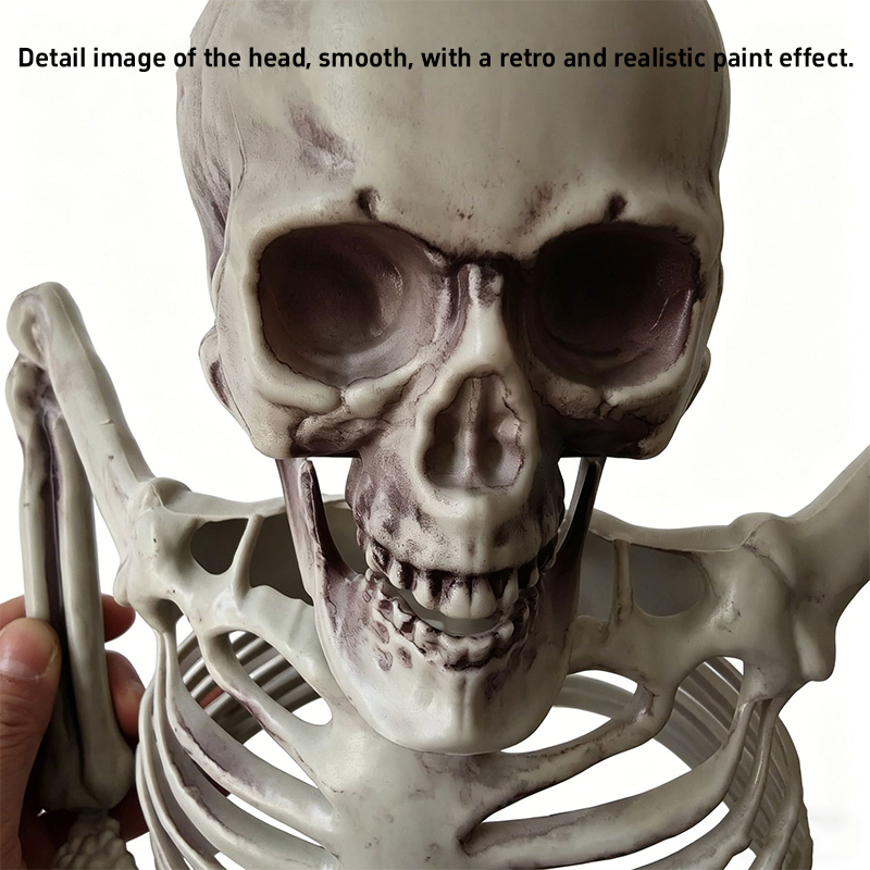 공포스러운 반쪽 해골 장식, 할로윈 해골 뼈 장식, 묘 - Halloween Skeleton Decoration 리뷰 및 가격