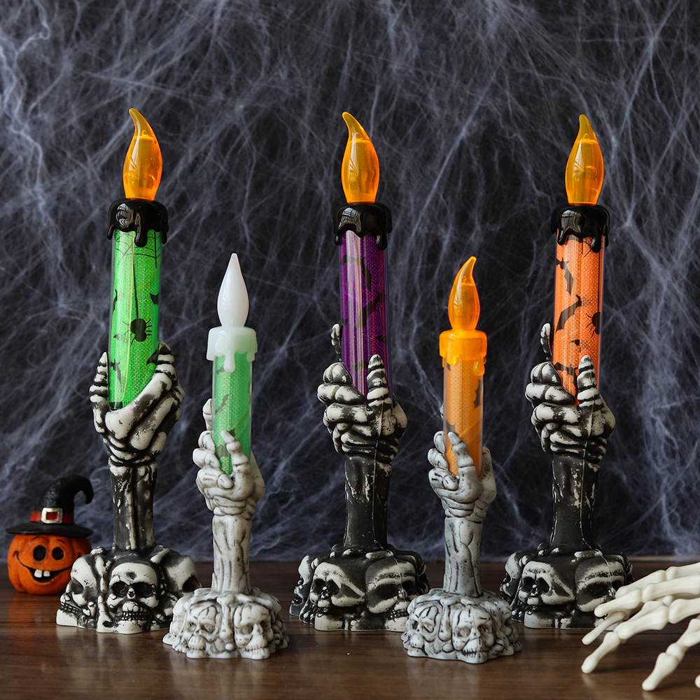 할로윈 해골 손 모양 캔들 라이트 LED 호박 랜턴 파 - Halloween Pumpkin Decor Led 리뷰 및 가격